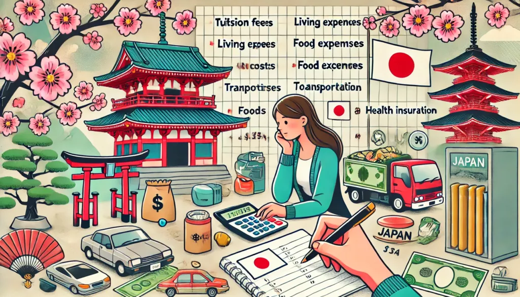 financial planning for studying in Japan