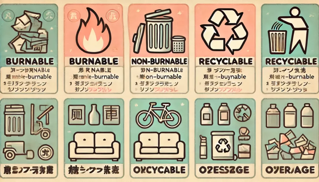 garbage disposal in Japan