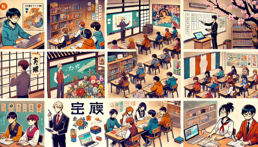 Japanese language school settings