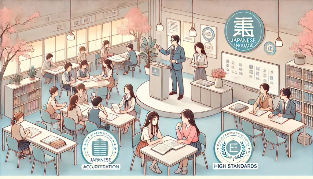 Japanese language school with a welcoming atmosphere