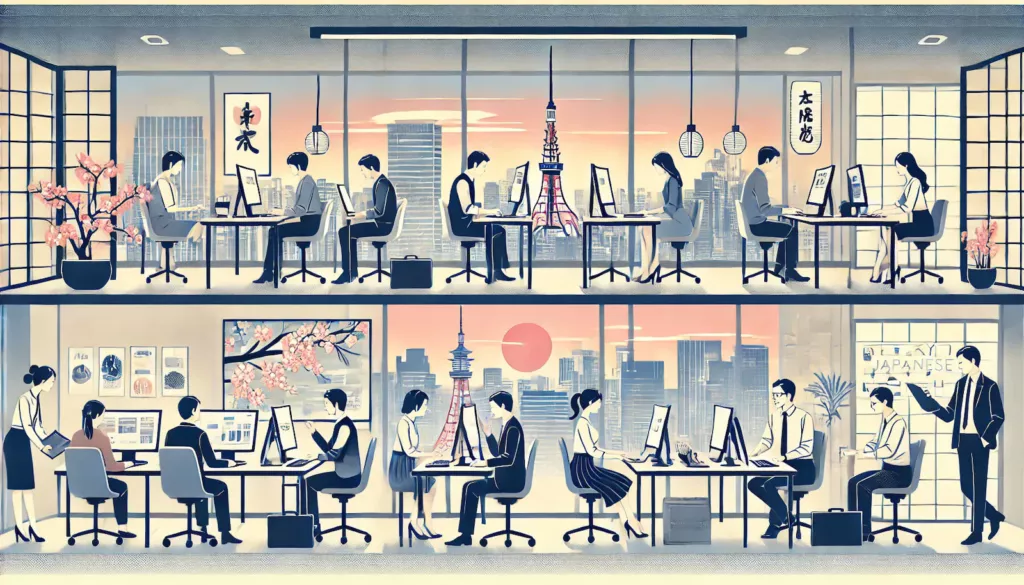 Japanese office environment